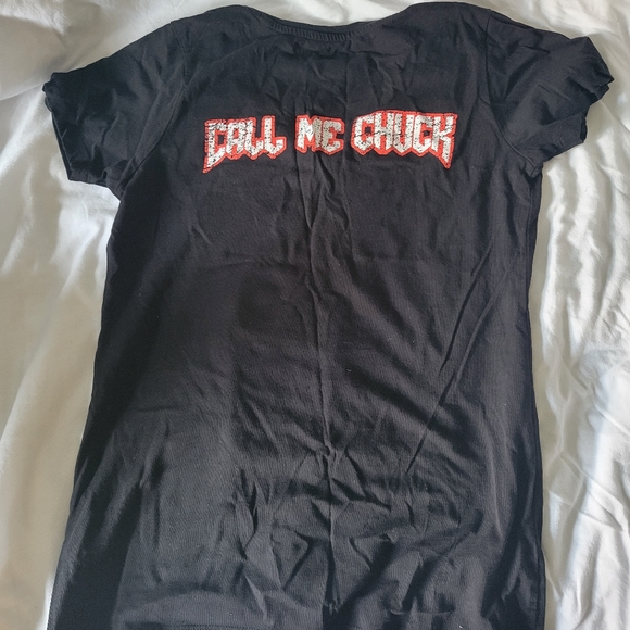Rob Benedict Rock God "Call Me Chuck" Shirt - Picture 2 of 3